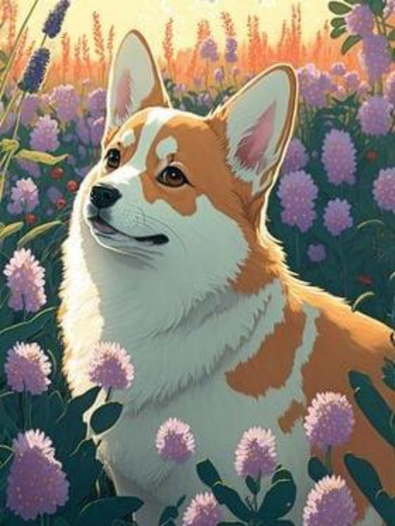 Corgi Dog | Diamond Painting