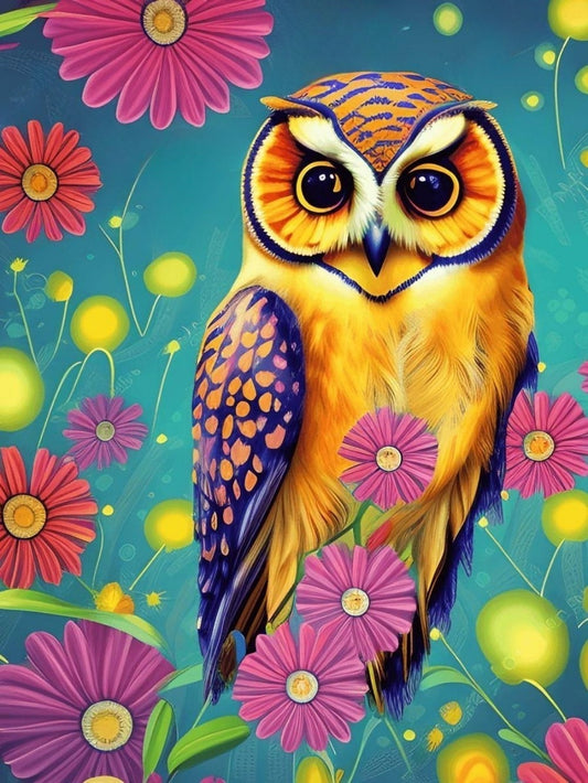 Colorful Owl | Diamond Painting