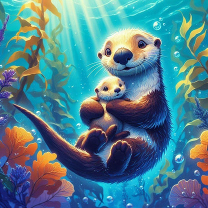 Sea Otter | Diamond Painting