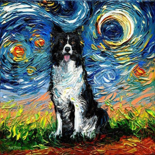 Dog Border Collie | Diamond Painting