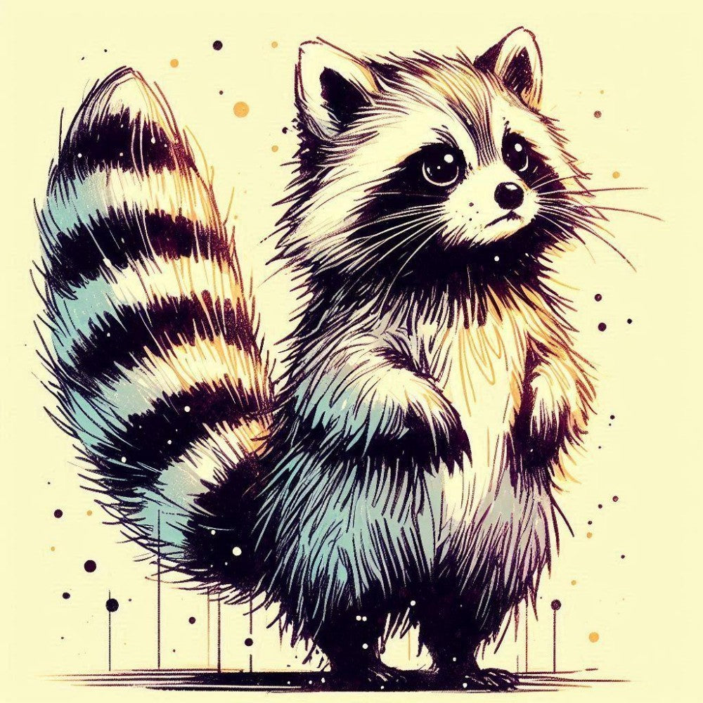 Raccoon | Diamond Painting