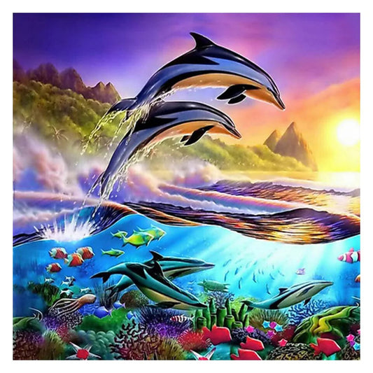Dolphin | Cross Stitch Embroidery