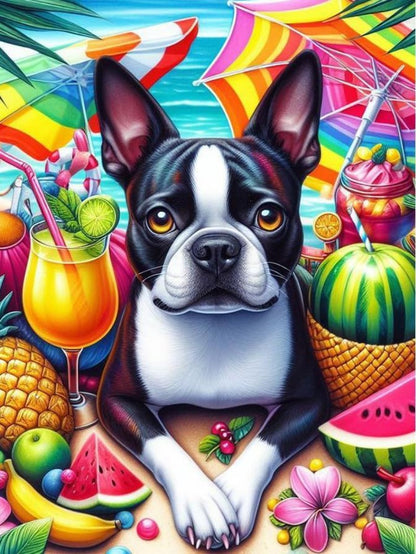 Boston Terrier Dog | Diamond Painting