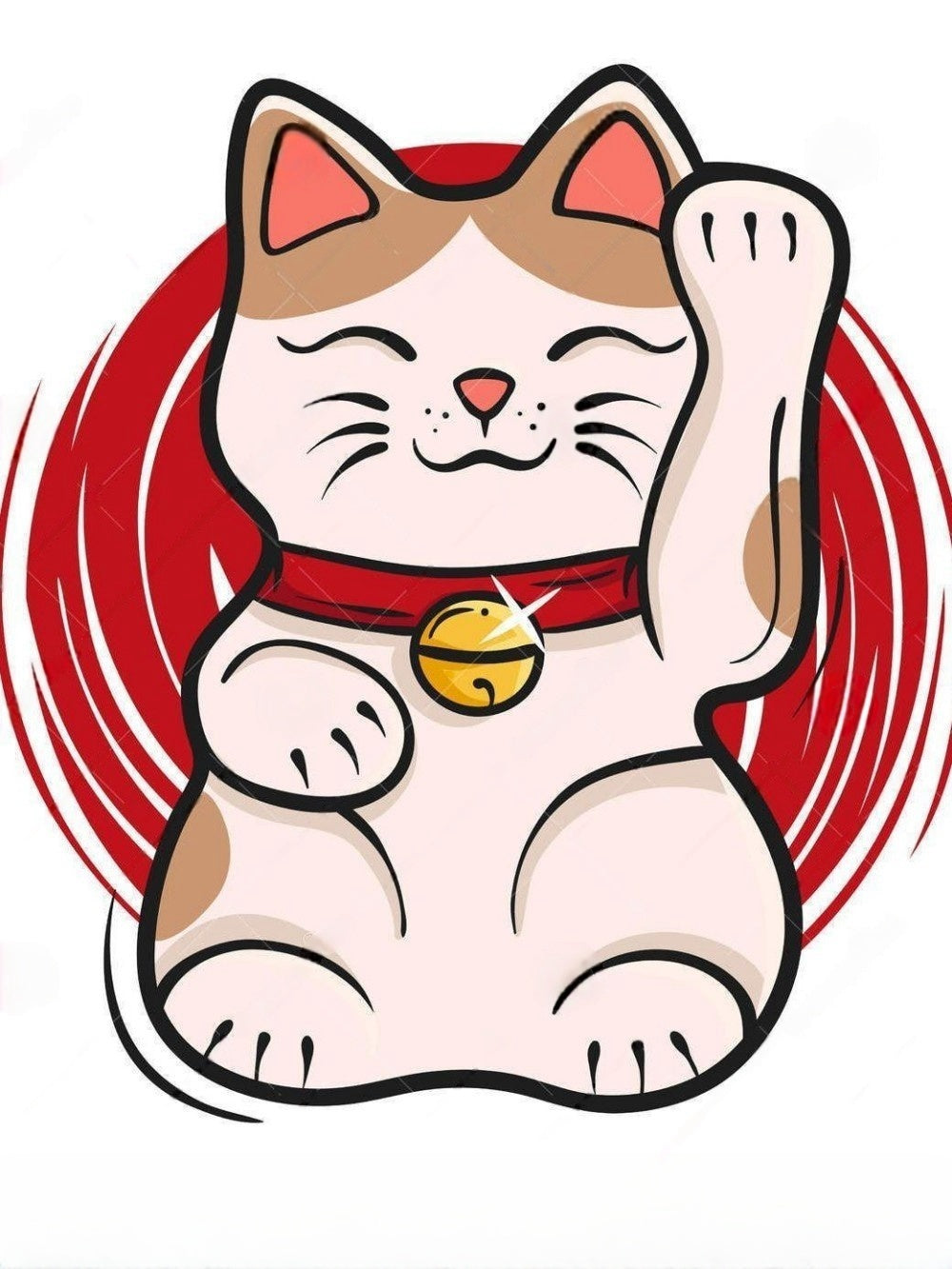 Bell Lucky Cat | Diamond Painting