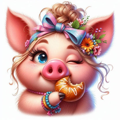 Pig | Diamond Painting