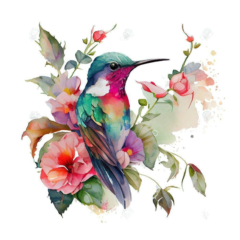 Birds and Flowers | Diamond Painting