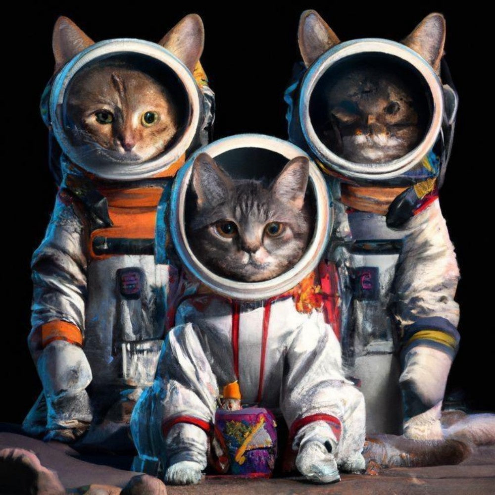 Cats in Space | Diamond Painting