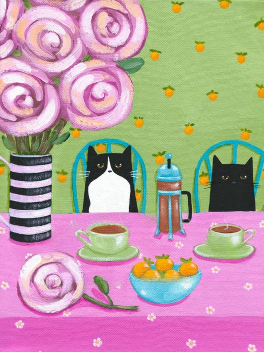 Cat Cafe Coffee | Diamond Painting