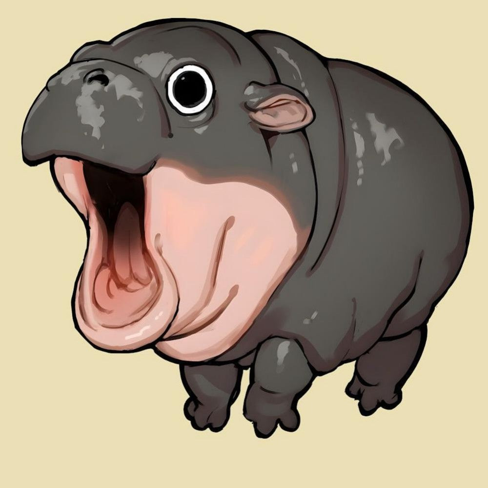 Hippo | Diamond Painting