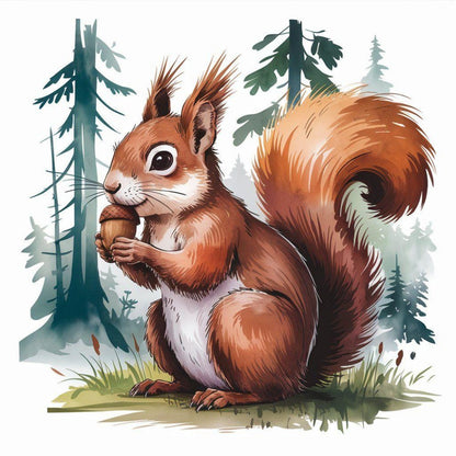 Squirrel | Diamond Painting