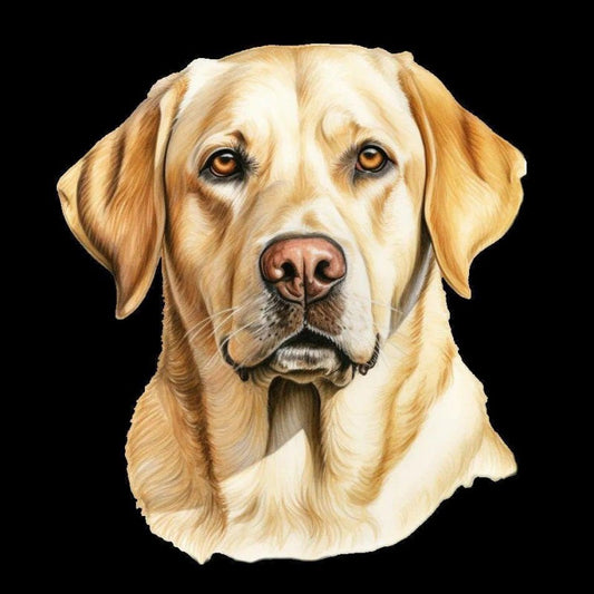 Yellow Labrador Dog | Diamond Painting