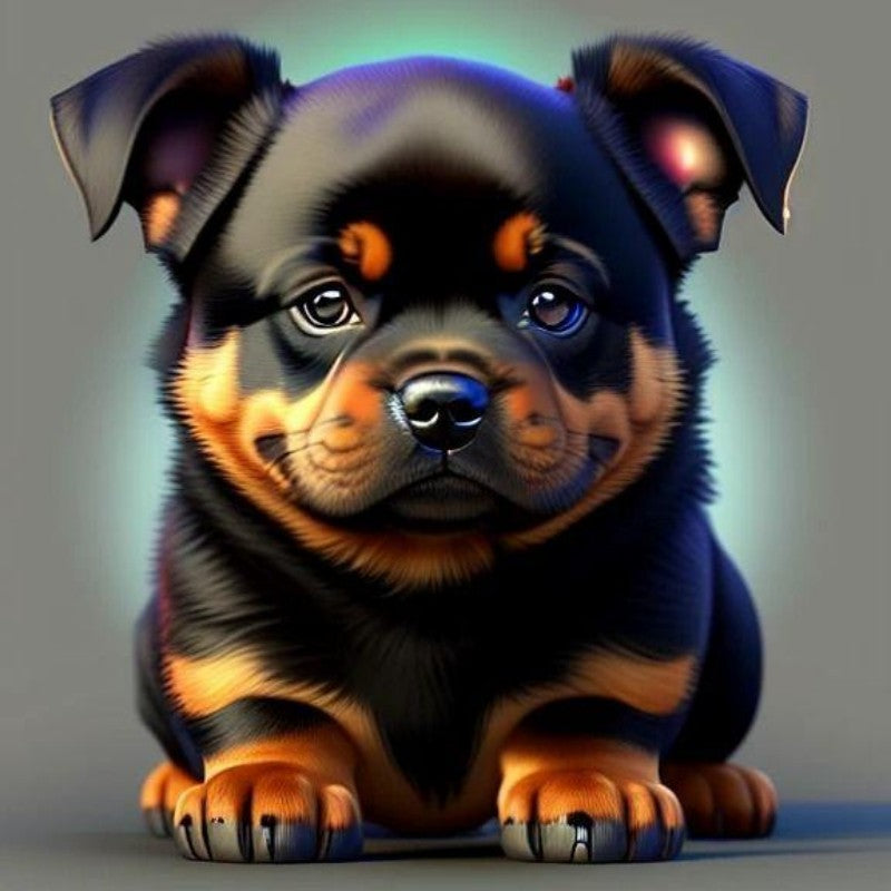 Rottweiler Dog | Diamond Painting