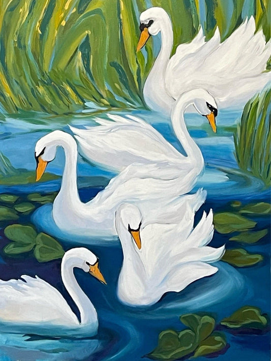 Swan | Diamond Painting