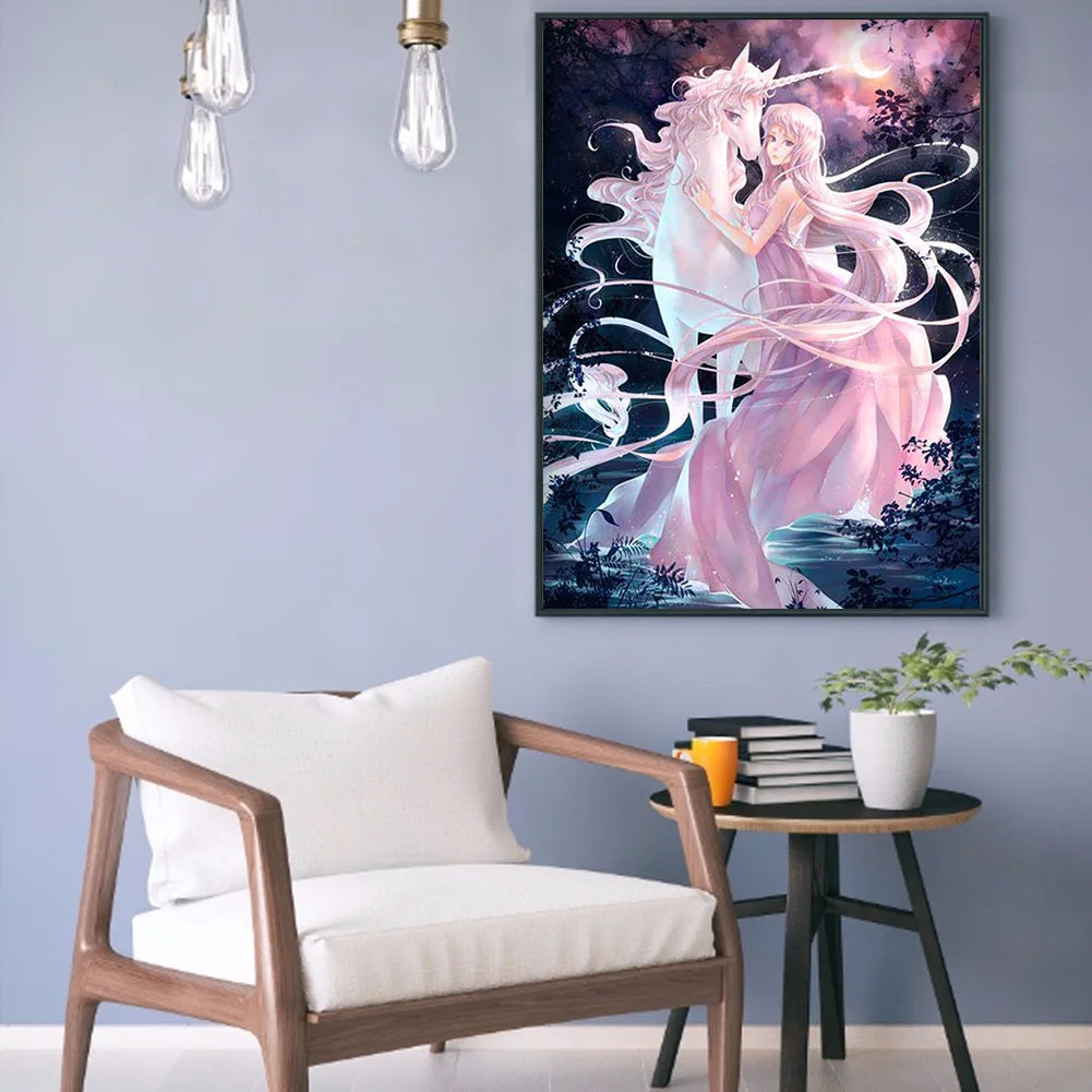 White Horse | Diamond Painting