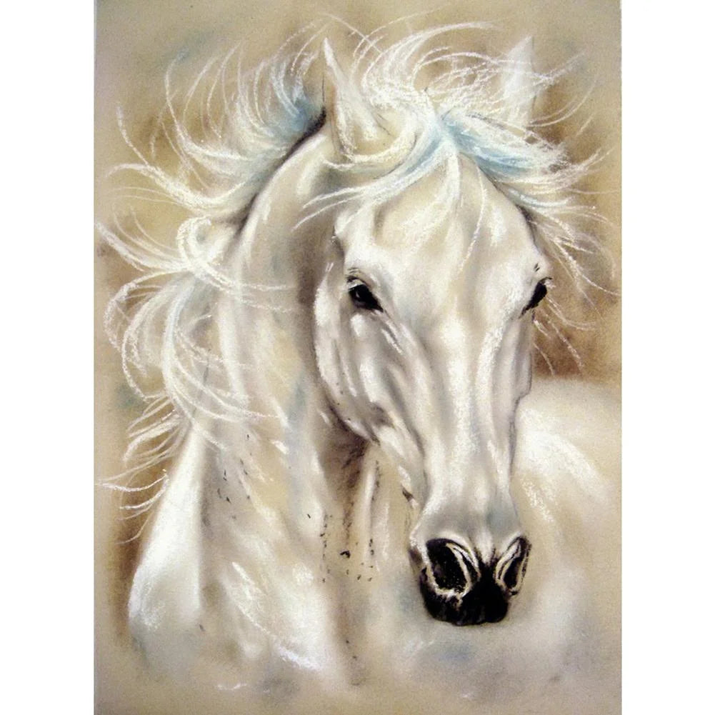 White Horse | Diamond Painting