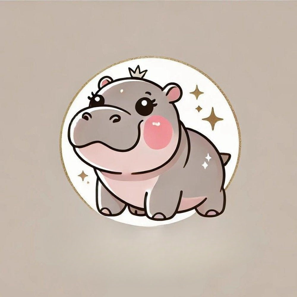 Hippo | Diamond Painting