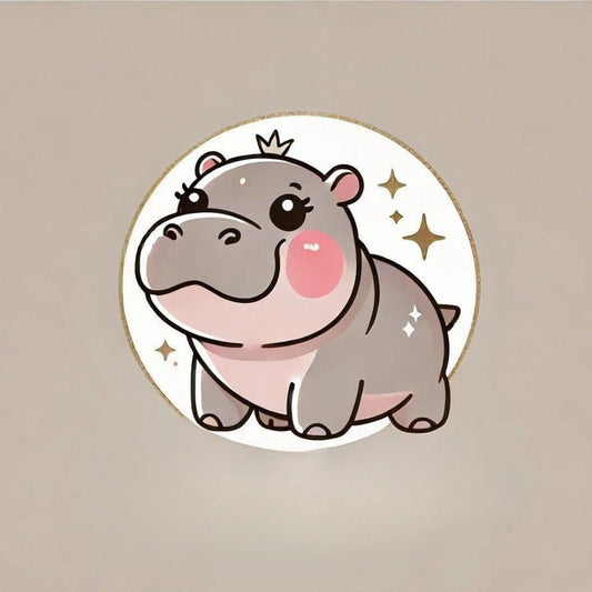 Hippo | Diamond Painting