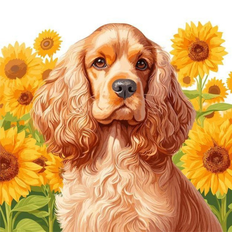 Cocker Spaniel Dog | Diamond Painting