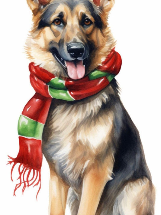 Dog German Shepherd | Diamond Painting