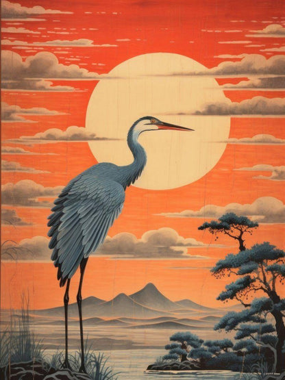 Blue Heron | Diamond Painting