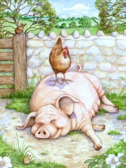 Pig | Diamond Painting