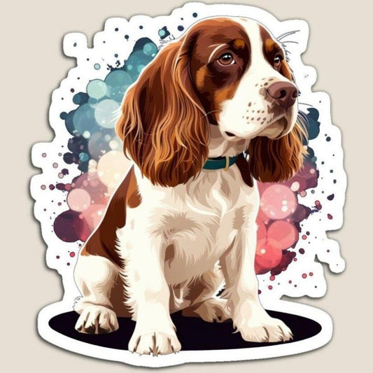 Brittany Spaniel Dog | Diamond Painting
