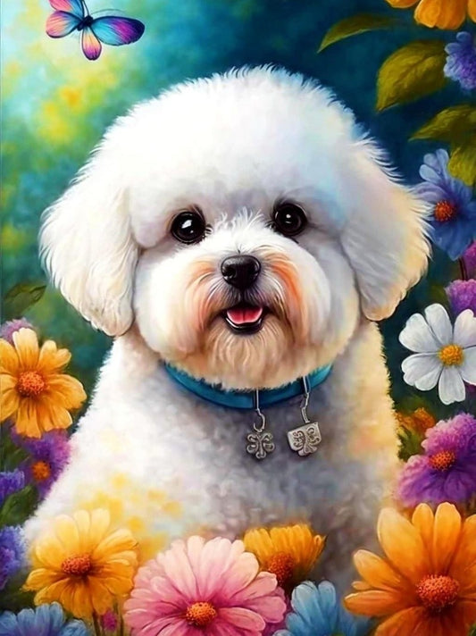 Dog Bichon Frise | Diamond Painting