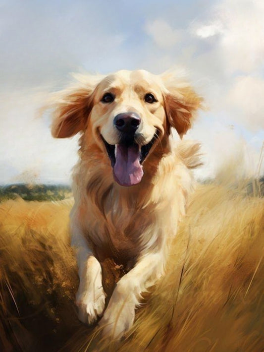 Golden Retriever Dog | Diamond Painting