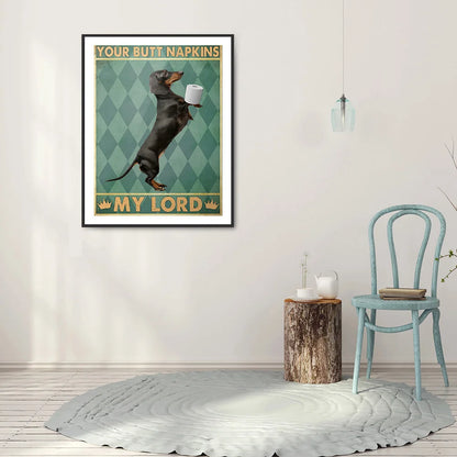 Poster Dog Dachshund | Diamond Painting