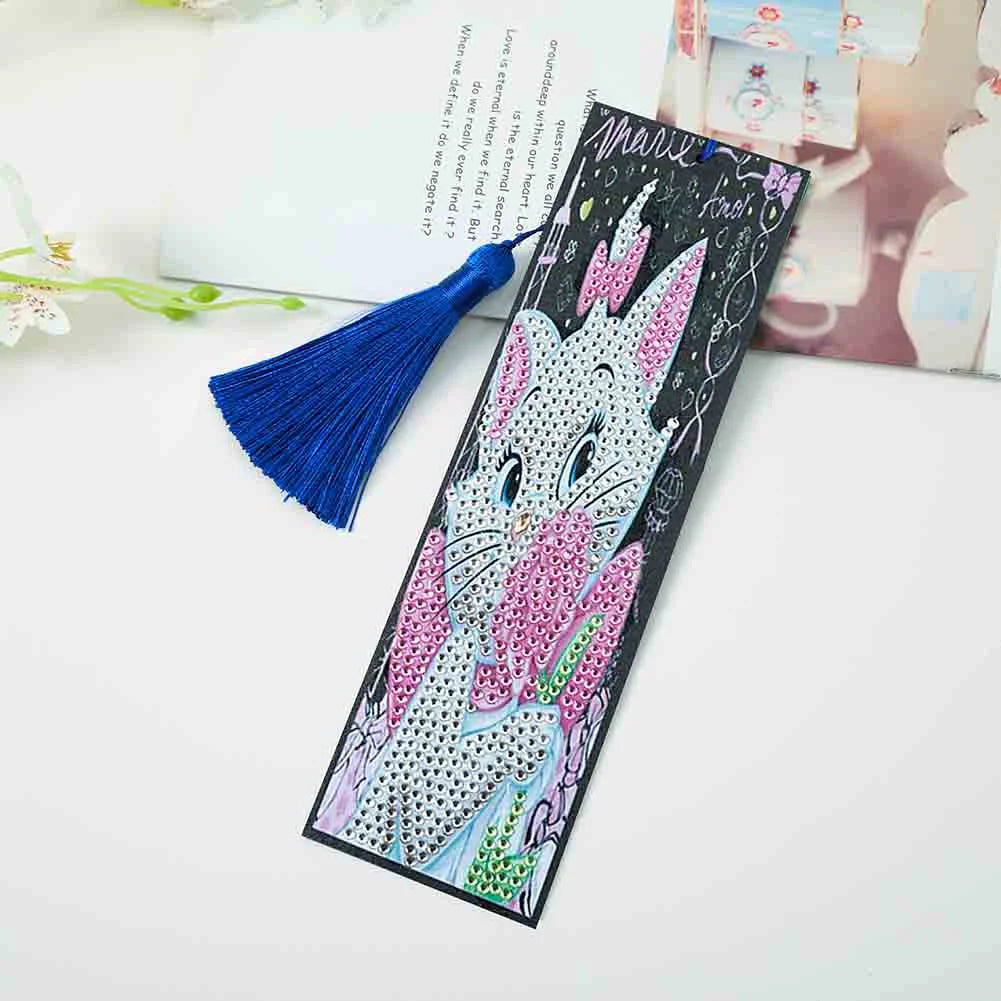 Diy Diamond Painting Leather Bookmark