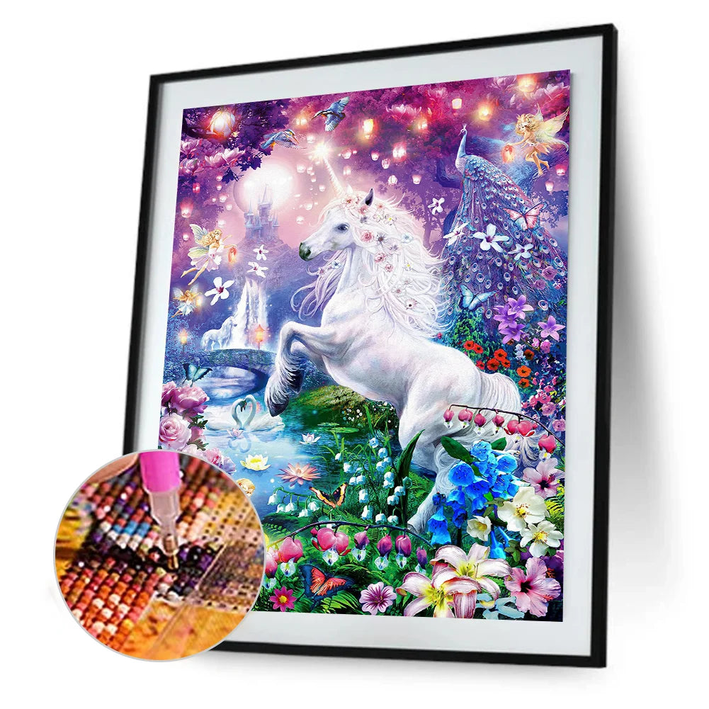 White Horse | Diamond Painting