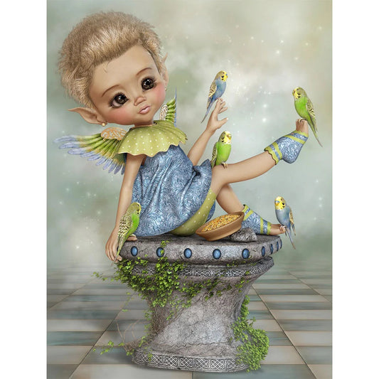 Beautiful Girl | Cross Stitch Embroidery