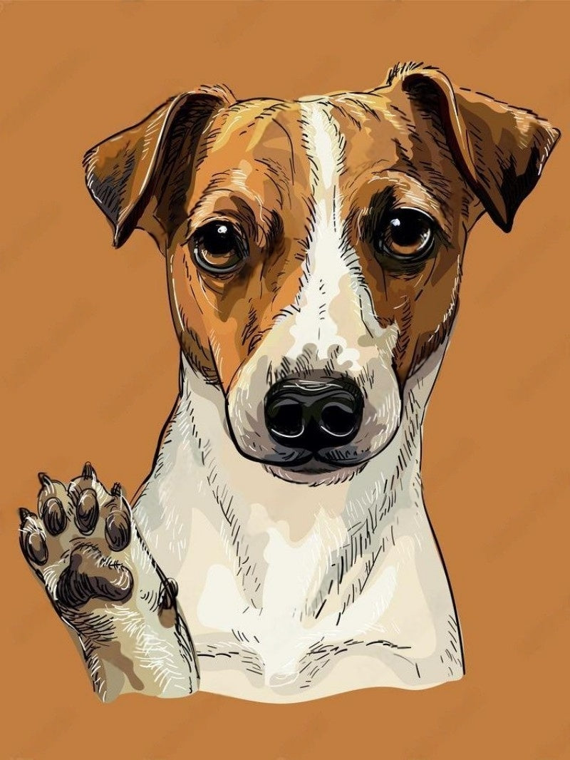 Dog Jack Russell | Diamond Painting