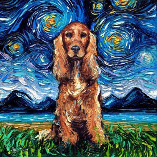 Cocker Spaniel Dog | Diamond Painting