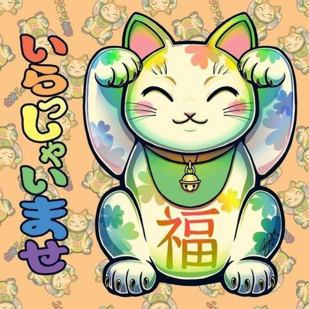 Bell Lucky Cat | Diamond Painting