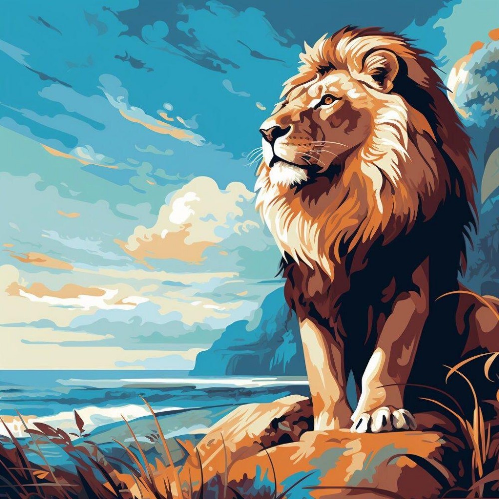 Lion | Diamond Painting