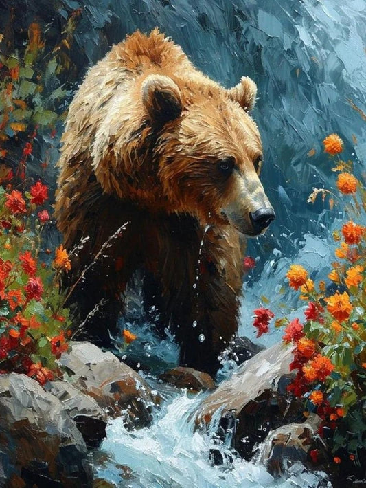 Brown Bear | Diamond Painting