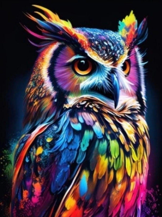 Colorful Owl | Diamond Painting