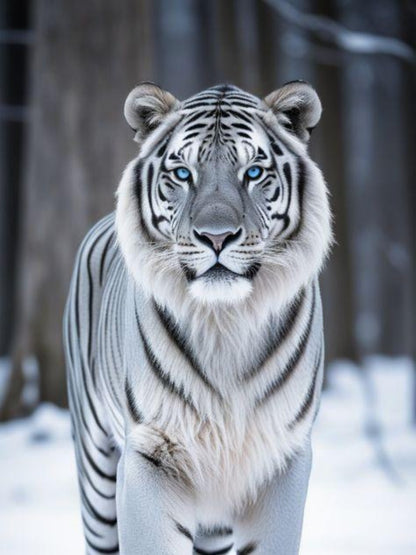 White Tiger | Diamond Painting