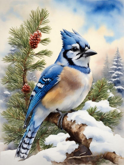 Blue Jay | Diamond Painting