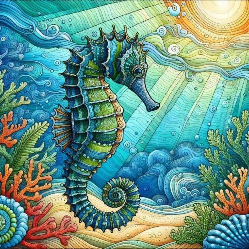 Seahorse | Diamond Painting