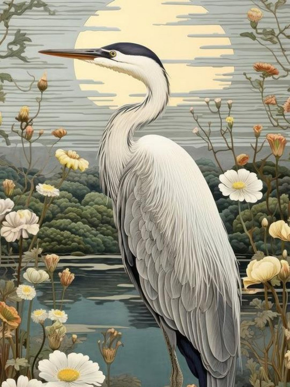 Blue Heron | Diamond Painting