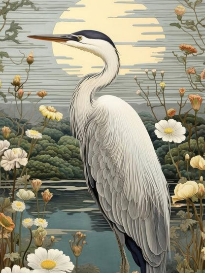 Blue Heron | Diamond Painting