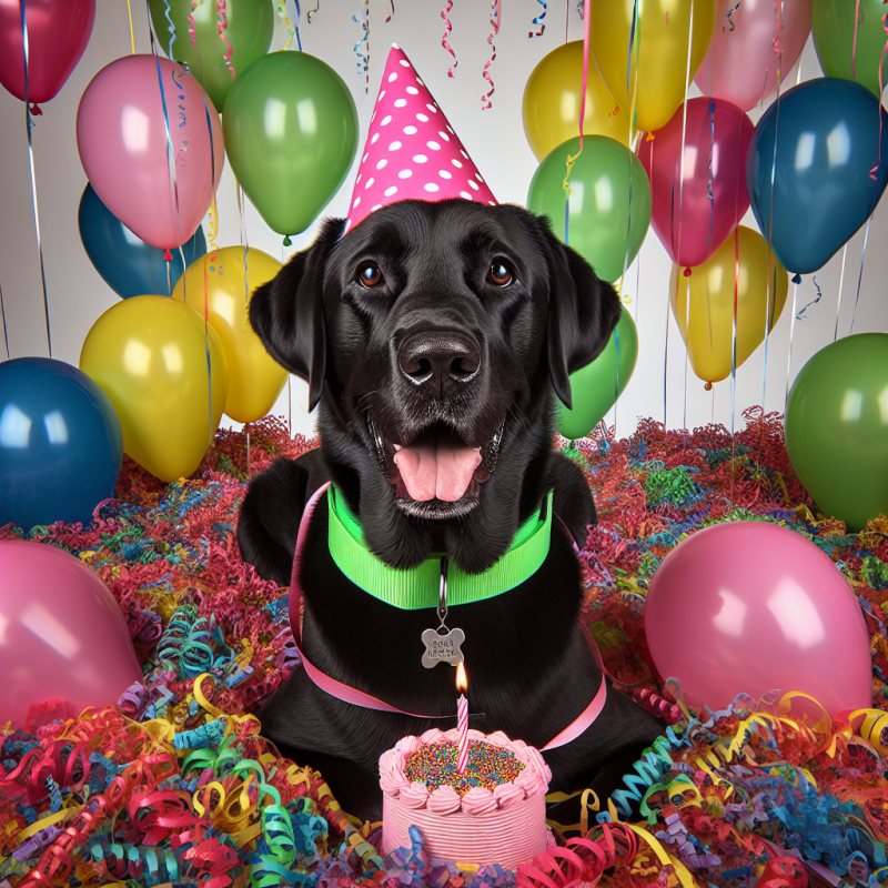 Black Labrador Dog | Diamond Painting
