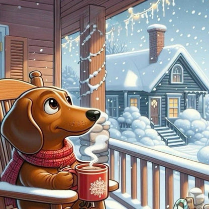 Dachshund Dog | Diamond Painting