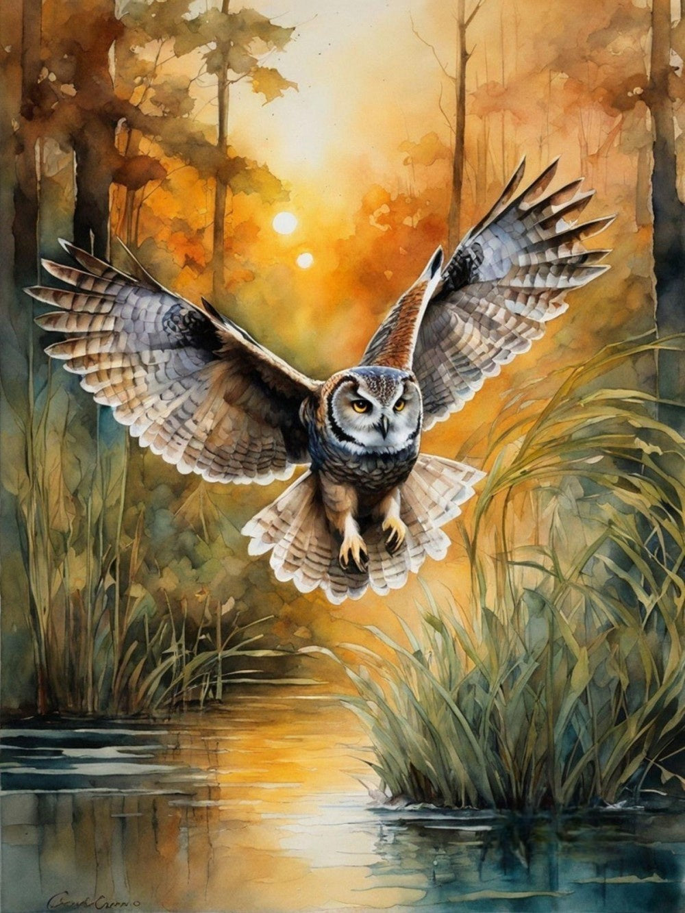 Owl | Diamond Painting