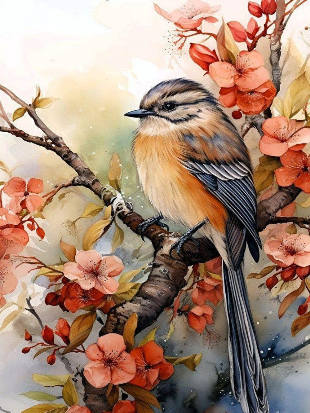 Birds and Flowers | Diamond Painting