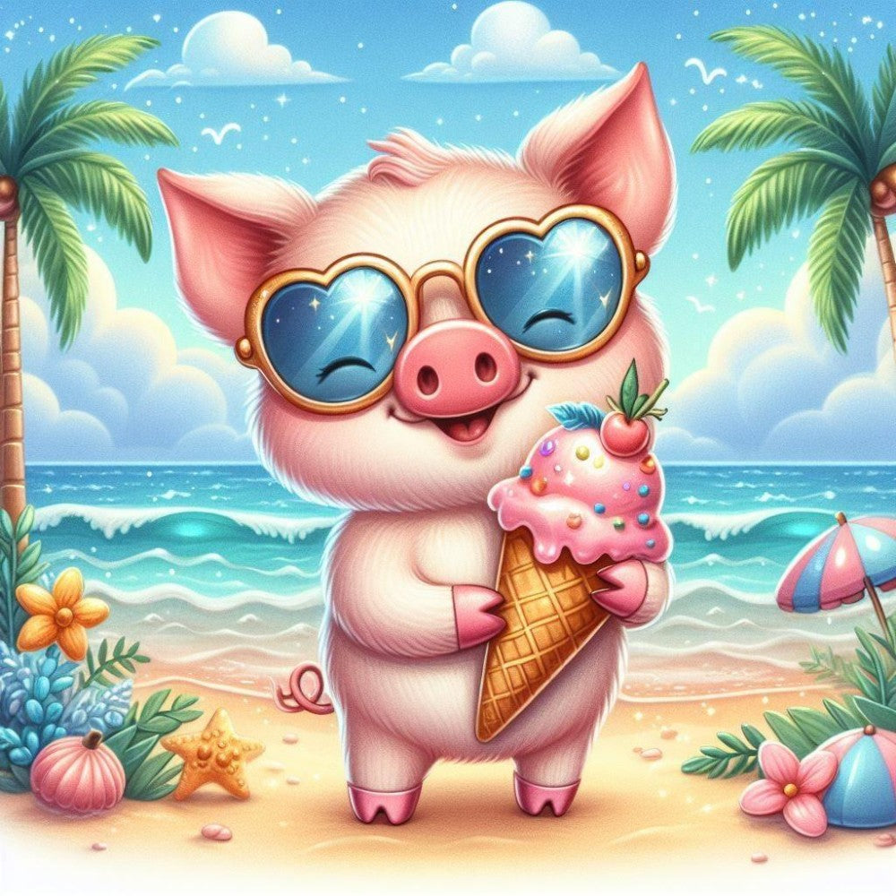 Pig | Diamond Painting