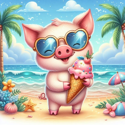 Pig | Diamond Painting