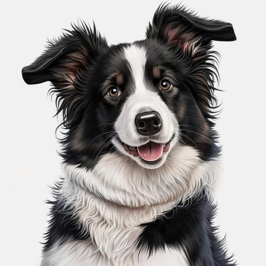 Dog Border Collie | Diamond Painting